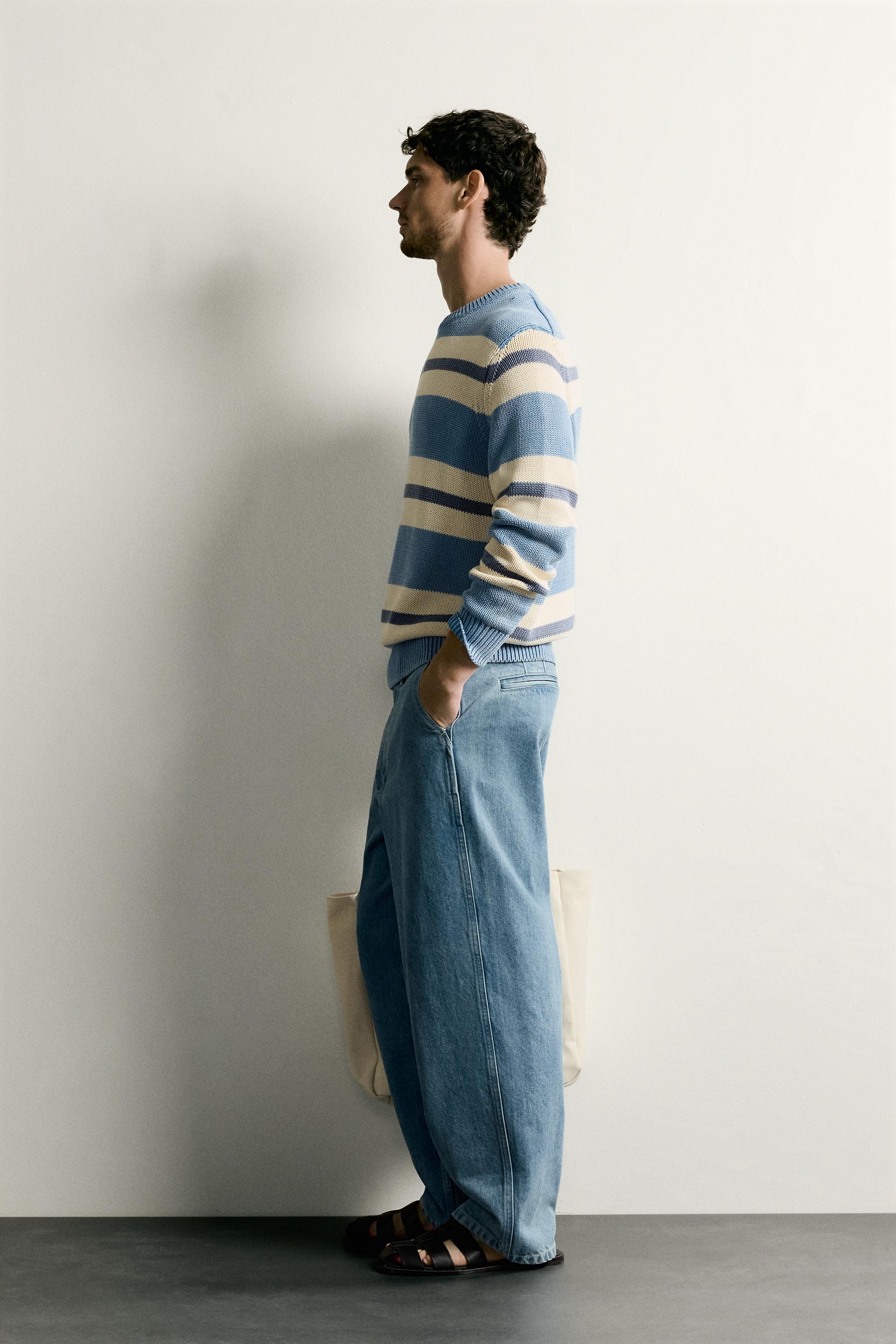 PANTALON CHINO EN DENIM STRAIGHT FIT
